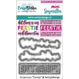 CarlijnDesign Snijmallen Feestje (CDSN-0130) (DISCONTINUED)