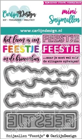 CarlijnDesign Snijmallen Feestje (CDSN-0130) (OUTLET) CarlijnDesign Snijmallen Feestje (CDSN-0130) (OUTLET)