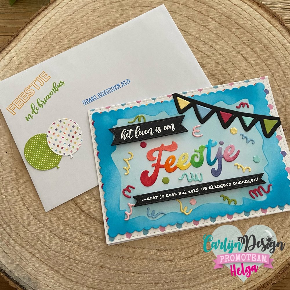 CarlijnDesign Stempels Feestje (CDST-0073) (OUTLET)