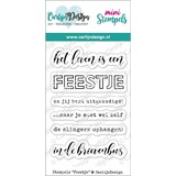 CarlijnDesign Stempels Feestje (CDST-0073) (DISCONTINUED)
