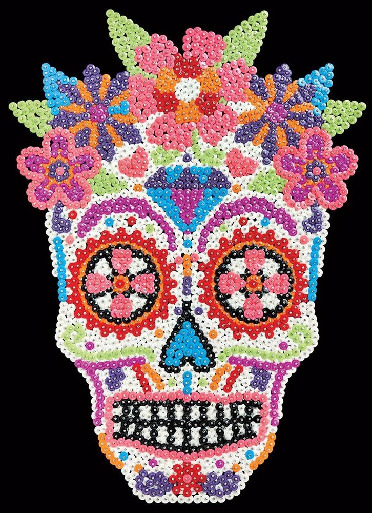 Simply Make Sequin Craft Kit Sugar Skull (DSM 105151) (OUTLET) Simply Make Sequin Craft Kit Sugar Skull (DSM 105151) (OUTLET)