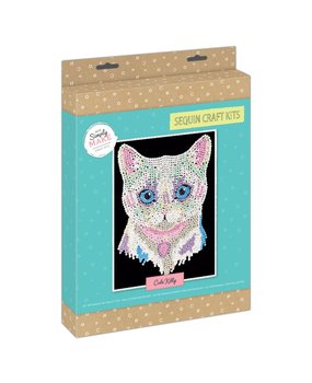 Simply Make Sequin Craft Kit Cute Kitty (DSM 105155) (OUTLET)