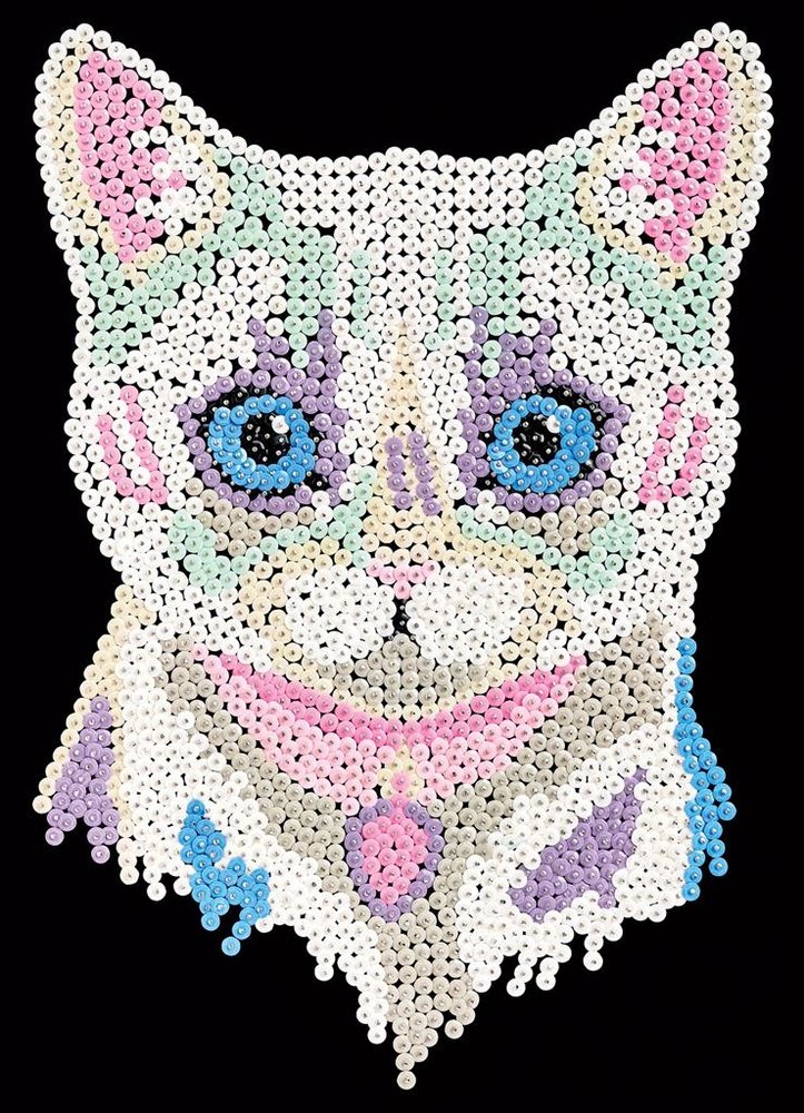 Simply Make Sequin Craft Kit Cute Kitty (DSM 105155) (OUTLET)