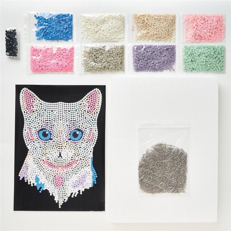 Simply Make Sequin Craft Kit Cute Kitty (DSM 105155) (OUTLET)