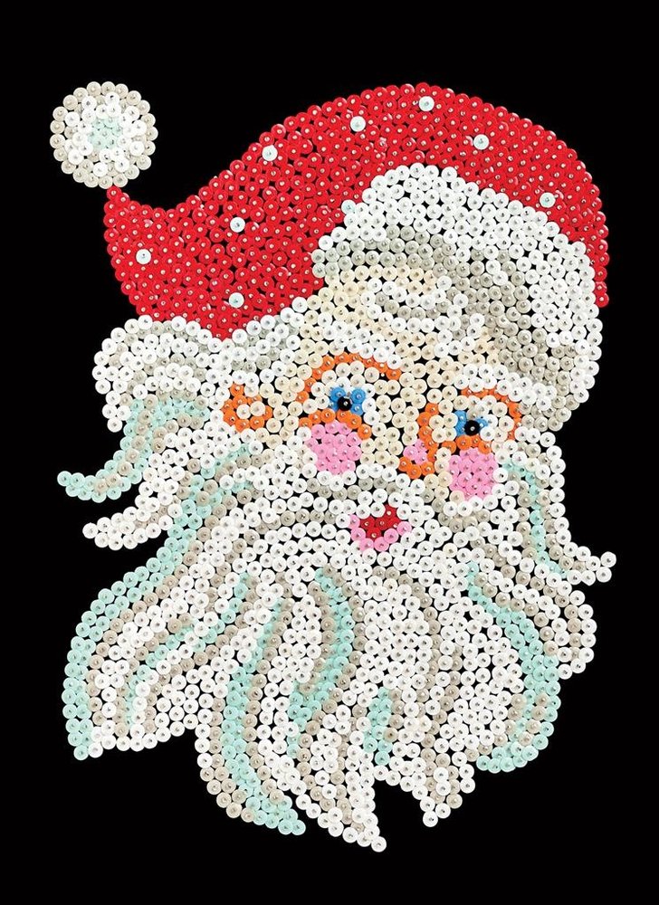 Simply Make Sequin Craft Kit Christmas Santa (DSM 105157) (OUTLET) Simply Make Sequin Craft Kit Christmas Santa (DSM 105157) (OUTLET)