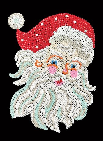 Simply Make Sequin Craft Kit Christmas Santa (DSM 105157) (OUTLET) Simply Make Sequin Craft Kit Christmas Santa (DSM 105157) (OUTLET)