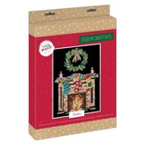 Simply Make Sequin Craft Kit Christmas Fireplace (DSM 105156) (OUTLET)