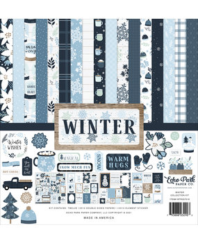Echo Park Winter 12x12 Inch Collection Kit (WTR257016) (DISCONTINUED)
