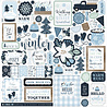 Echo Park Winter 12x12 Inch Element Sticker (WTR257014) (DISCONTINUED)