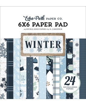 Echo Park Winter 6x6 Inch Paper Pad (WTR257023) (DISCONTINUED)