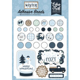 Echo Park Winter Adhesive Brads (WTR257020) (OUTLET)