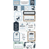 Echo Park Winter Chipboard Phrases (WTR257022) (DISCONTINUED)