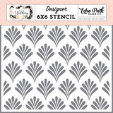 Echo Park Together Forever Stencil (WED258034) (DISCONTINUED)