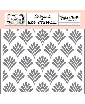 Echo Park Together Forever Stencil (WED258034) (OUTLET)