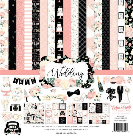Echo Park Wedding 12x12 Inch Collection Kit (WED258016) (DISCONTINUED)