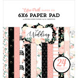 Echo Park Wedding 6x6 Inch Paper Pad (WED258023) (DISCONTINUED)