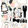 Echo Park Wedding Chipboard Accents (WED258021) (OUTLET)