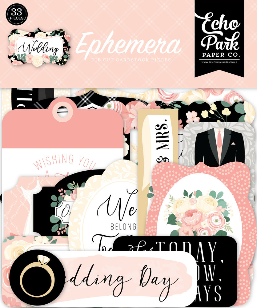 Echo Park Wedding Ephemera (WED258024) (OUTLET)