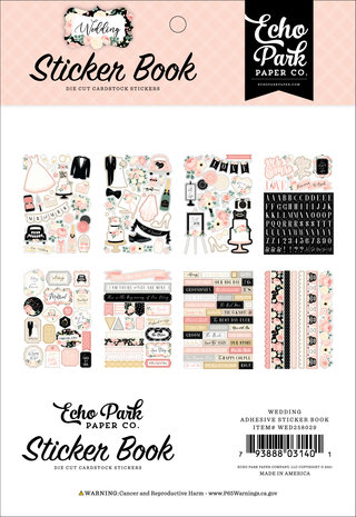Echo Park Wedding Sticker Book (WED258029) (OUTLET)