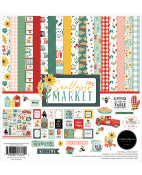 Carta Bella Sunflower Market Collection Kit (CBSUN144016) (OUTLET)