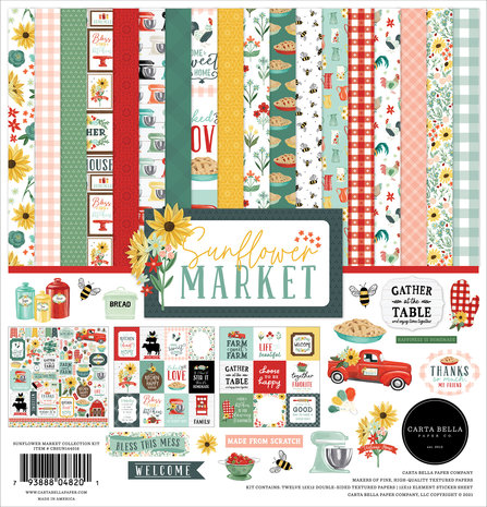 Carta Bella Sunflower Market Collection Kit (CBSUN144016) (OUTLET) Carta Bella Sunflower Market Collection Kit (CBSUN144016) (OUTLET)