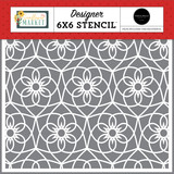 Carta Bella Sweet Sunflowers Stencil (CBSUN144033) (OUTLET)