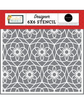 Carta Bella Sweet Sunflowers Stencil (CBSUN144033) (OUTLET)