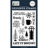 Carta Bella Snow Place Like Home Clear Stamps (CBWW142040) (OUTLET)