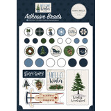Carta Bella Welcome Winter Adhesive Brads (CBWW142020) (OUTLET)