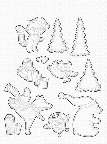 My Favorite Things Put the Jolly in the Holidays Die-namics (MFT-2113) (OUTLET) My Favorite Things Put the Jolly in the Holidays Die-namics (MFT-2113) (OUTLET)