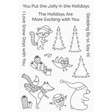 My Favorite Things Put the Jolly in the Holidays Clear Stamps (CS-612) (OUTLET)