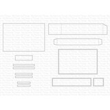 My Favorite Things Mini Slimline Outside the Box Die-namics (MFT-2122) (OUTLET)