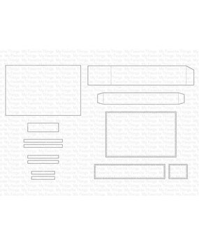 My Favorite Things Mini Slimline Outside the Box Die-namics (MFT-2122) (OUTLET)
