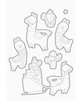 My Favorite Things Happy Llamadays Die-namics (MFT-2110) (OUTLET)