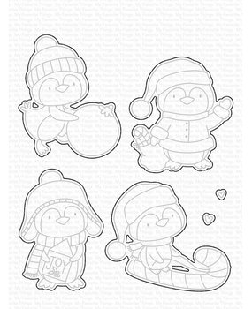 My Favorite Things It's Penguining to Look a Lot Like Christmas Die-namics (MFT-2101) (OUTLET)