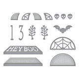 Spellbinders Open House Halloween Etched Dies (S3-421) (OUTLET)