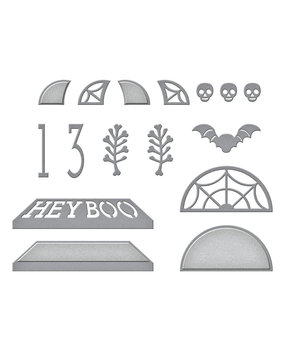 Spellbinders Open House Halloween Etched Dies (S3-421) (OUTLET)