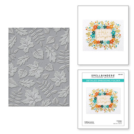 Spellbinders Falling Leaves Embossing Folder (SES-027)