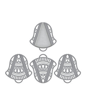 Spellbinders Silver Bells Dimensional Doily Etched Dies (S4-1130) (OUTLET)
