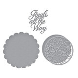 Spellbinders Jingle Word Frame Etched Dies (S4-1145) (OUTLET)
