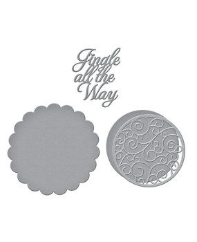 Spellbinders Jingle Word Frame Etched Dies (S4-1145) (OUTLET)