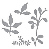Spellbinders Winterberry and Mistletoe Etched Dies (S4-1113) (OUTLET)