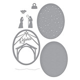 Spellbinders Rejoice Nativity Etched Dies (S5-467) (OUTLET)