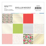 Spellbinders Christmas Traditions 6x6 Inch Paper Pad (SCS-156) (OUTLET)