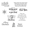 Spellbinders Holiday Quotes Clear Stamp (STP-044) (OUTLET) Spellbinders Holiday Quotes Clear Stamp (STP-044) (OUTLET)