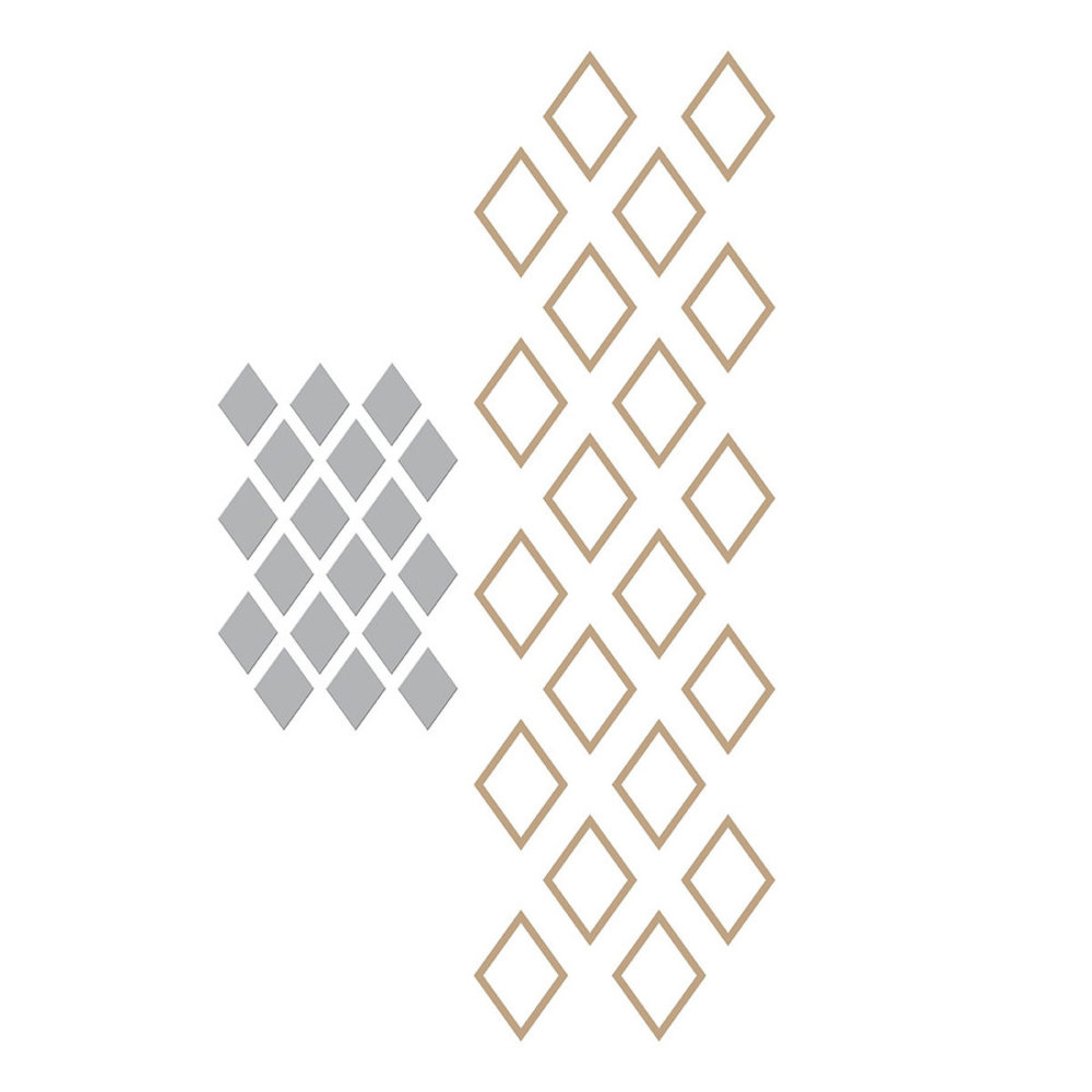 Spellbinders Diamonds Glimmer Hot Foil Plate & Die (GLP-292) (OUTLET)