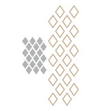 Spellbinders Diamonds Glimmer Hot Foil Plate & Die (GLP-292) (OUTLET)