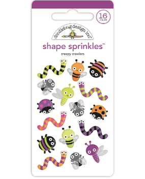Doodlebug Design Creepy Crawlers Shape Sprinkles (7410) (DISCONTINUED)