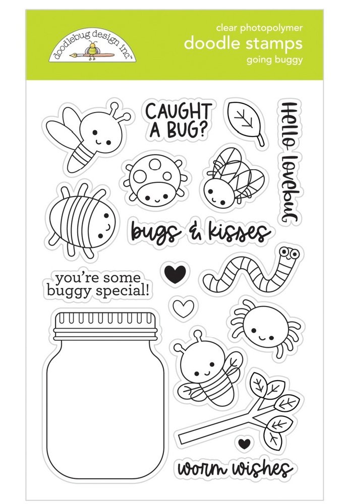 Doodlebug Design Going Buggy Doodle Stamps (7423) (OUTLET)