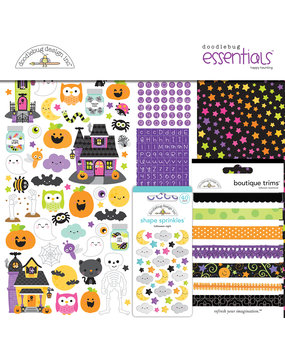 Doodlebug Design Happy Haunting 12x12 Inch Essentials Kit (7447) (DISCONTINUED)